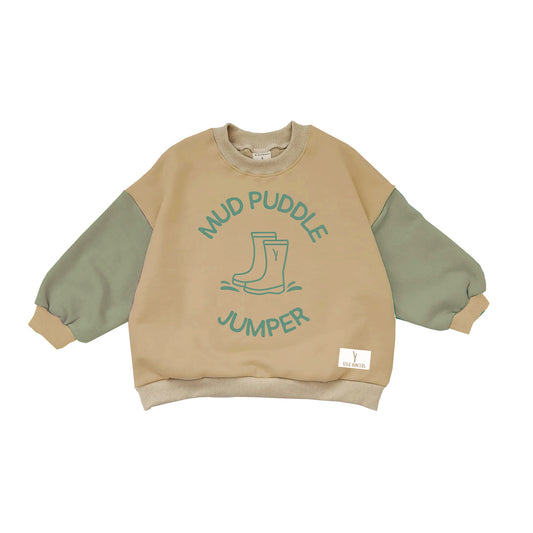 SWEATSHIRTS - MUD PUDDLE JUMPER - GREEN