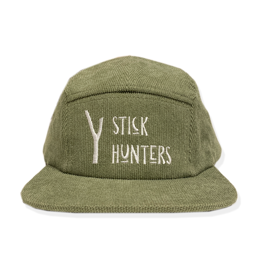 TODDLER AND KIDS 5 PANELS CORDUROY HAT - GREEN