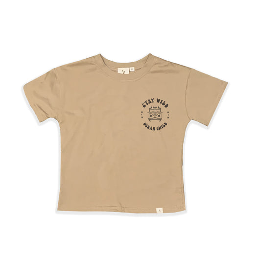 OCEAN CHILD T-SHIRT - CAMEL