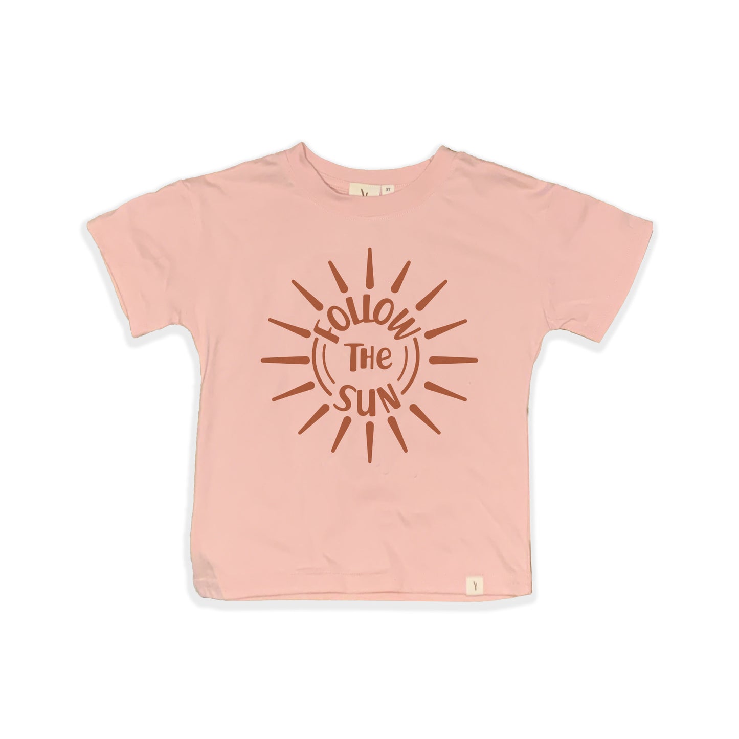 FOLLOW THE SUN T-SHIRT - ROSE