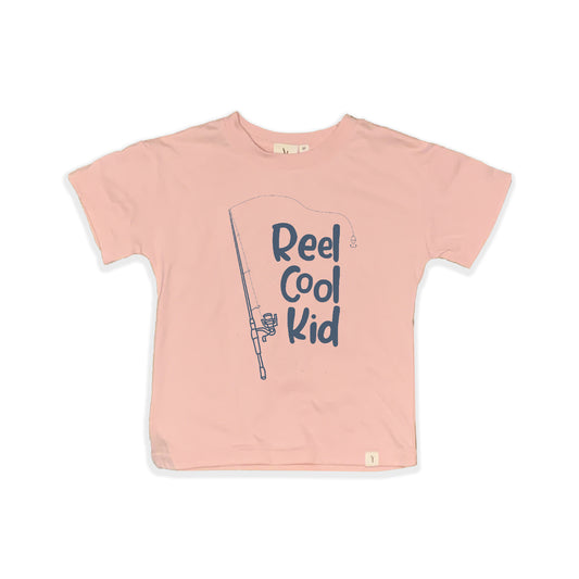 REEL COOL KID T-SHIRT - ROSE