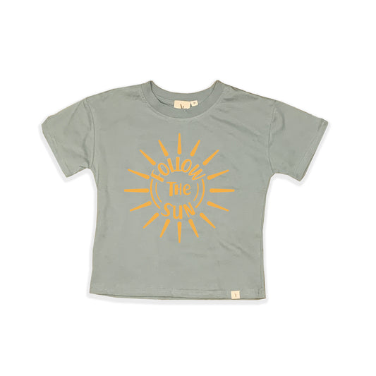 FOLLOW THE SUN T-SHIRT - STONE