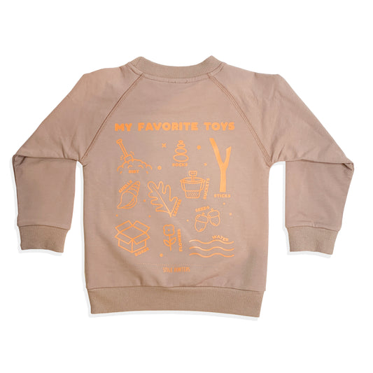 TOYS CREW JUMPER - CHOCOLATE