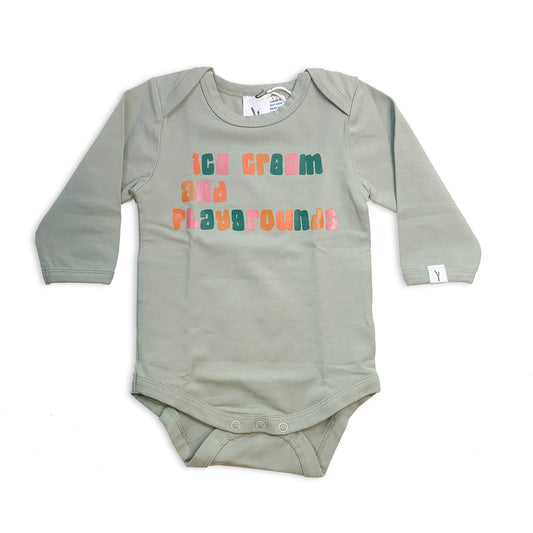 PLAYGROUND LONG SHORT SLEEVE BODY - MINT