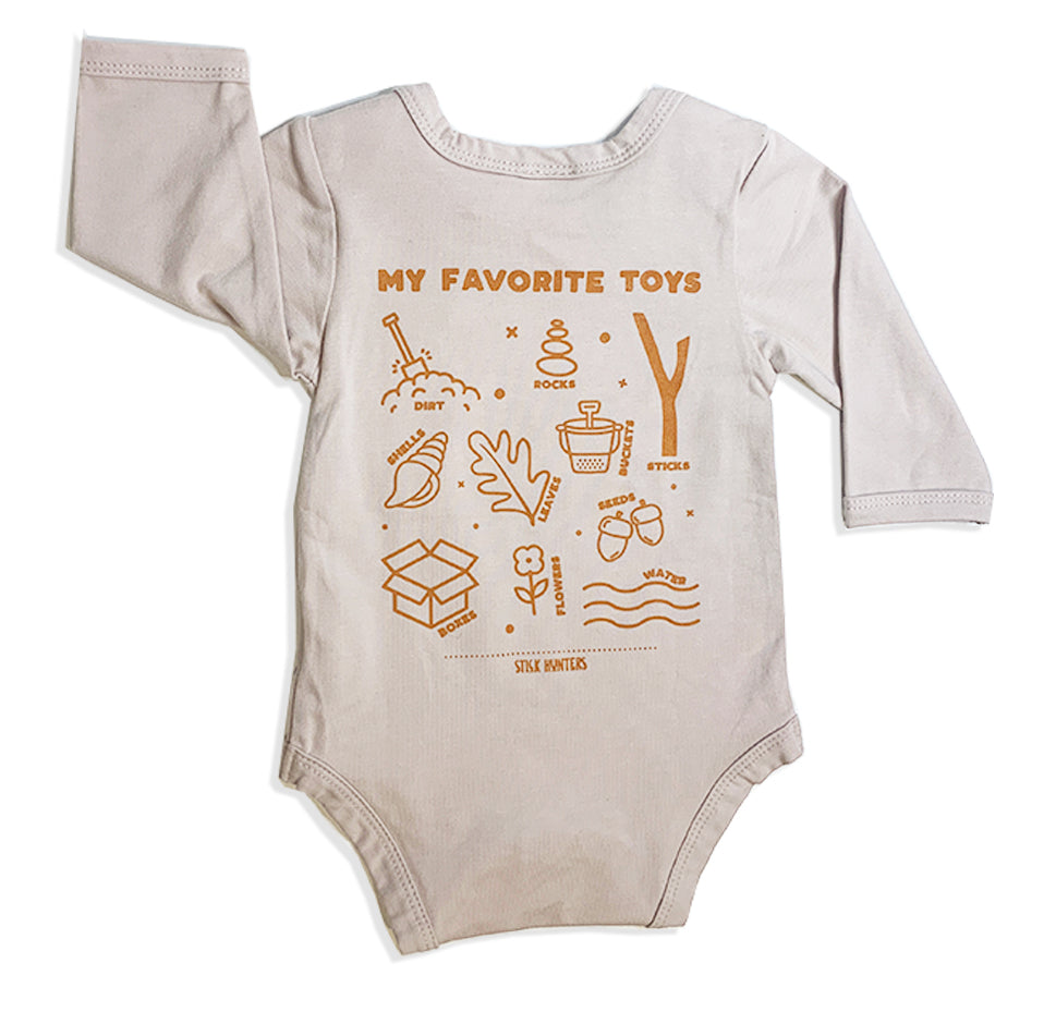 TOYS LONG SHORT SLEEVE BODY - SAND